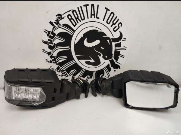 Зеркала боковые с освещением универсальные